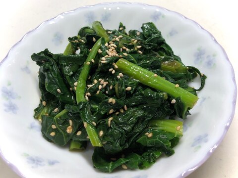 のらぼう菜のからし醤油あえ